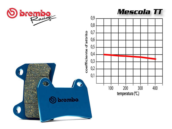 Brembo 07KA17TT TT brake pads — one caliper set