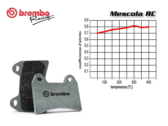 Brembo 07KA18LA LA front right brake pads — one caliper set
