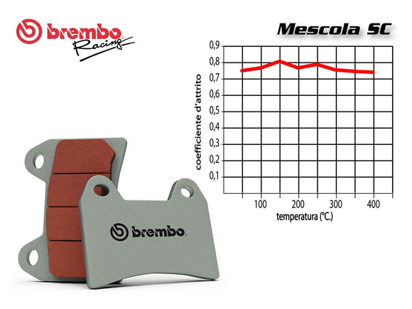 Brembo 07KA14SR SR front brake pads — one caliper set