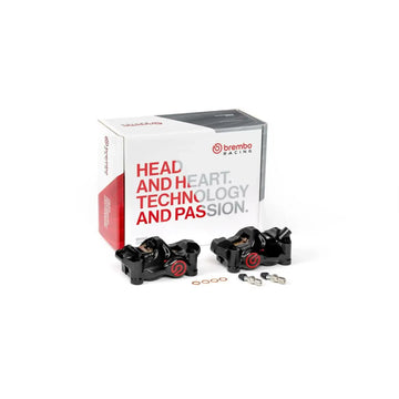 BREMBO RACING - PAIR OF RADIAL BRAKE CALIPERS  CNC P4 32 CAFÈ RACER .484 - 100MM