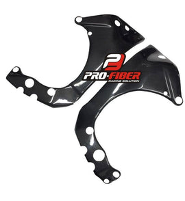 YAMAHA YZF R1 (15-18) PRO FIBER CARBON FIBER FRAME COVER - PROTECTORS (GLOSSY)