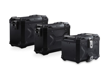 SW-Motech Trax Adventure Luggage Set - Suzuki - DL 650 V-Strom - 2016- - Black