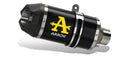 Moto Guzzi V100 Mandello Indy-Race Aluminium "dark" silencer with carby end cap-2