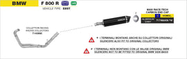 BMW F 800 R Maxi Race-Tech Approved titanium silencer with carby end cap - 0