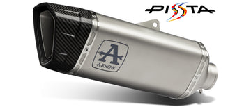 BMW S 1000 RR Pista titanium "Dark" silencer