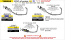 Yamaha MT-07 Full system racing with Indy Race EVO titanium silencers-5