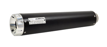 Brixton CrossFire 500 X Rebel silencer with aluminium polish end cap - 0