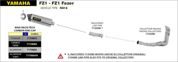 Yamaha FZ1 - FZ1 FAZER Maxi Race-Tech aluminium silencer with carby end cap - 0