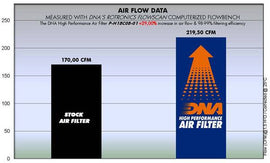 HONDA GL 1800 GOLDWING VAL (14 - 15) DNA PERFORMANCE AIR FILTER - P3Tuning