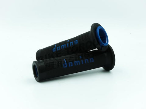Domino Road & Race Black & Blue A010 Grips to fit Road Bikes