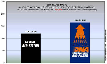 KAWASAKI Z 250 SL (14 - 17) DNA PERFORMANCE AIR FILTER - P3Tuning