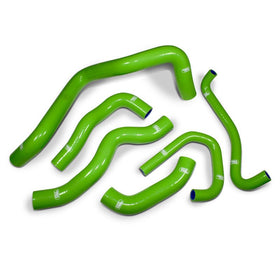 Kawasaki ZX 6R 2009 - 2025 6 Piece OEM Replacement Samco Sport Silicone Radiator Coolant Hose Kit - P3Tuning