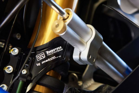 Melotti Racing - Ohlins Side Mounting Steering Damper Bracket Set - Ducati Panigale V4 - 18-20