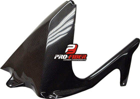 BMW S1000 RR (12-14) PRO FIBER CARBON REAR HUGGER WITH CHAINGUARD