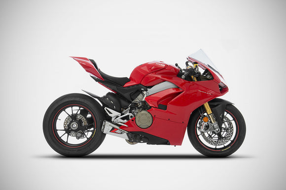Ducati Panigale V4 V4S 2018-2019 Zard PANIGALE V4-V4S EXHAUST | COMPENSED SLIP-ON (18-23)