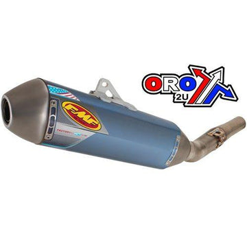 END OF LINE Factory 4.1 Titanium Blue Exhaust Silencer 11-13 Honda CRF 250 R - FMF 041439