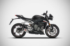 Triumph Street Triple Triple 765 2017-2019 Zard STREET TRIPLE 765 EXHAUST | "SHORT" SLIP-ON (17-19)