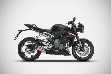 Triumph Street Triple Triple 765 2017-2019 Zard STREET TRIPLE 765 EXHAUST | "SHORT" SLIP-ON (17-19)