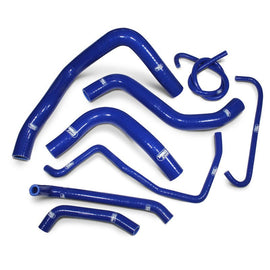 Suzuki GSX - R 750 2011 - 2025 8 Piece Samco Sport Silicone Radiator Coolant Hose Kit - P3Tuning