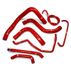Suzuki GSX - R 750 2011 - 2025 8 Piece Samco Sport Silicone Radiator Coolant Hose Kit - P3Tuning