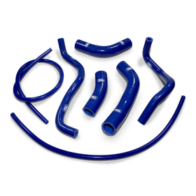 Yamaha Tenere 700 2019 - 2024 7 Piece Samco Sport Silicone Radiator Coolant Hose Kit - P3Tuning