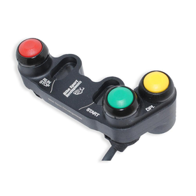 Ducati V4 S - BSD Aluminium 3 function race switch brake pump mount - Stop/Run, DPL, Start