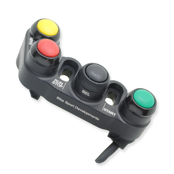 Kawasaki ZX-10R RR 2021 onward - BSD Aluminium 4 function race switch- brake mount - Stop/Run Start Select Rain