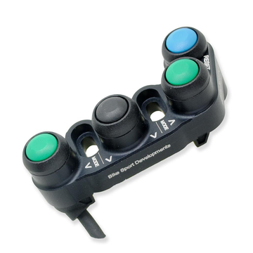 Kawasaki ZX-10R RR 2021 onward - BSD Aluminium 4 function race switch - clutch mount - Up Right Down Reset