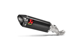 APRILIA RSV4 2021-2022 Akrapovic Carbon Silencer Slip-On Kit - Race Removable Baffle