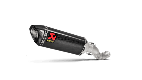 APRILIA RSV4 2021-2022 Akrapovic Carbon Silencer Slip-On Kit - Race Removable Baffle