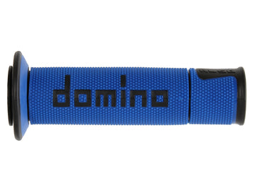 Domino Road & Race Blue & Black A450 Grips to fit Road Bikes open - 0