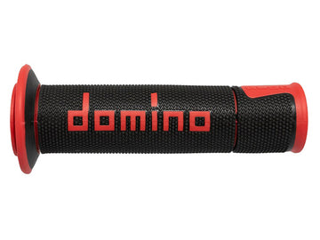 Domino Road & Race Black & Red A450 Grips to fit Road Bikes - 0