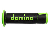 Domino Road & Race Black & Green A450 Grips to fit Road Bikes