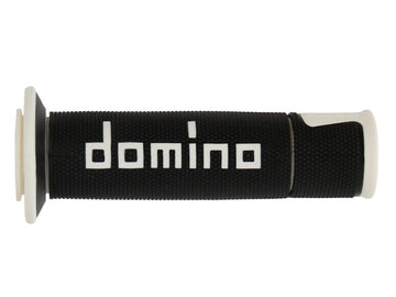 Domino Road & Race Black & White A450 Grips to fit Road Bikes - 0