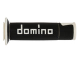 Domino Road & Race Black & White A450 Grips to fit Road Bikes