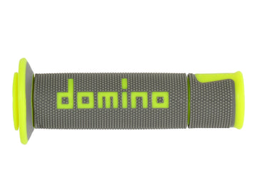 Domino Road & Race Grey & Fluo A450 Grips to fit Road Bikes - 0