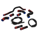 Aprilia RSV4 / RF / RR 2009-2025 10 Piece Samco Sport OEM Replacement Silicone Radiator Coolant Hose Kit-6
