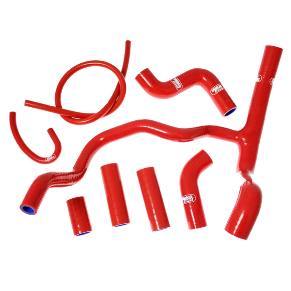 Aprilia V4 Tuono 1000 2015-2025 8 Piece Samco Sport Silicone Radiator Coolant Hose Kit