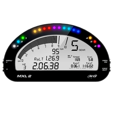 AIM MXL2 Motorcycle Racing Data Logger with CAN Output - 0