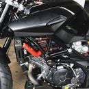 Aprilia 750 Shiver 2007 - 2017 7 Piece Samco Sport Silicone Radiator Coolant Hose Kit-4