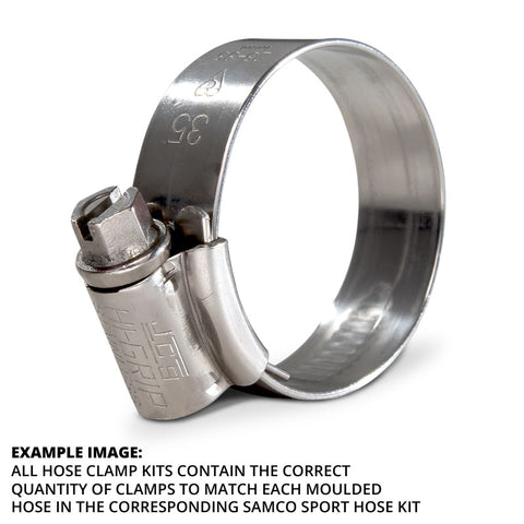 Ducati 848 2008 - 2014 Samco Sport Thermostat Bypass Race Stainless Steel Radiator Hose Clamp Kit