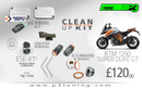 KTM 1290 SUPER DUKE GT Complete Clean Up Kit EXCV, Canister, O2 and SAS Block Off plates-1