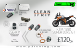KTM 1290 SUPER DUKE GT Complete Clean Up Kit EXCV, Canister, O2 and SAS Block Off plates