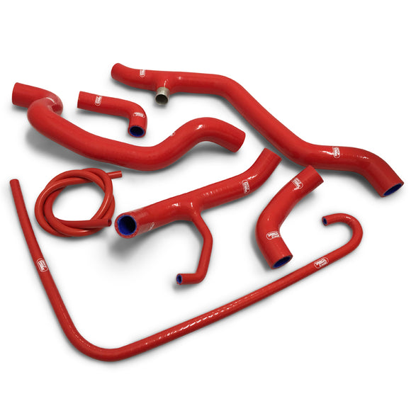 Ducati 1198 R / S 2009 - 2011  7 Piece Samco Sport Thermostat Bypass Race Coolant Hose Kit