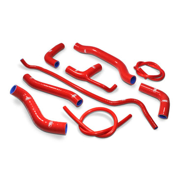 Ducati Monster 1200 / 1200 S / 1200 R (Euro 4) 2017 - 2020 9 Piece Samco Sport Silicone Radiator Coolant Hose Kit