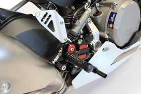 DUCATI 1299 PANIGALE Gilles Adjustable Rearset Kit - VCR Style - 0