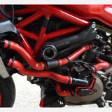 Ducati Monster 1200 / 1200 S / 1200 R (Euro 3) 2014 - 2016 9 Piece Samco Sport Silicone Radiator Coolant Hose Kit