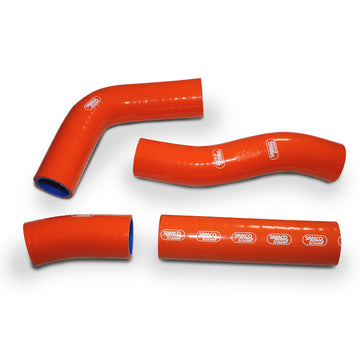 Harley Davidson V-Rod 2001 - 2017 4 Piece Samco Sport Silicone Radiator Coolant Hose Kit - 0