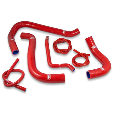 Honda CBR 1100 XX Blackbird SC35 (Carburettor Model) 1996 - 1998 7 Piece Samco Sport Silicone Radiator Coolant Hose Kit - 0