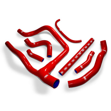 Honda Africa Twin XRV750 1988 - 1992 7 Piece Samco Sport Silicone Radiator Coolant Hose Kit - 0